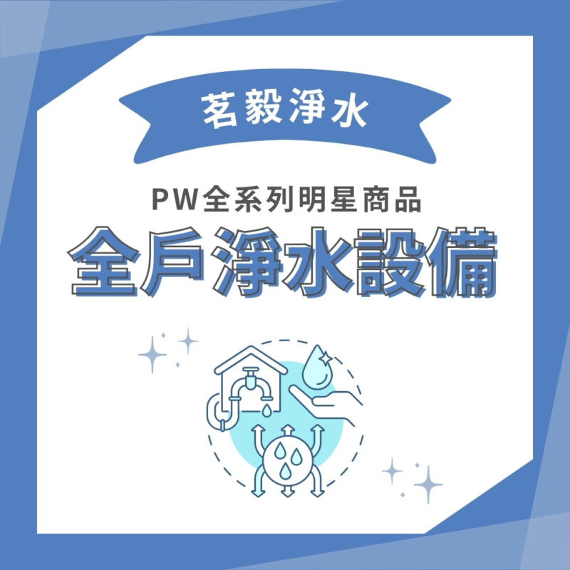 【茗毅】10吋反洗式過濾器  PW-VA10M 系列