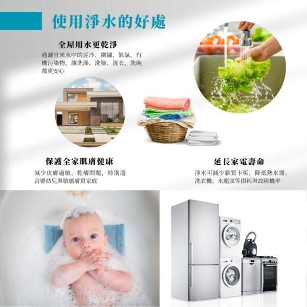 淨水Q2 【全屋淨】潛曜系列 SF-UD2-21L 全戶軟淨一體機---新品上市 (軟水+淨水一機雙效)
